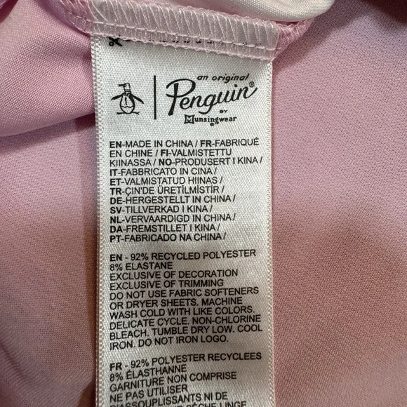 Original Penguin Shirt Men's Large Polo‎ Golf Color Block Performance Comfort - Picture 11 of 11